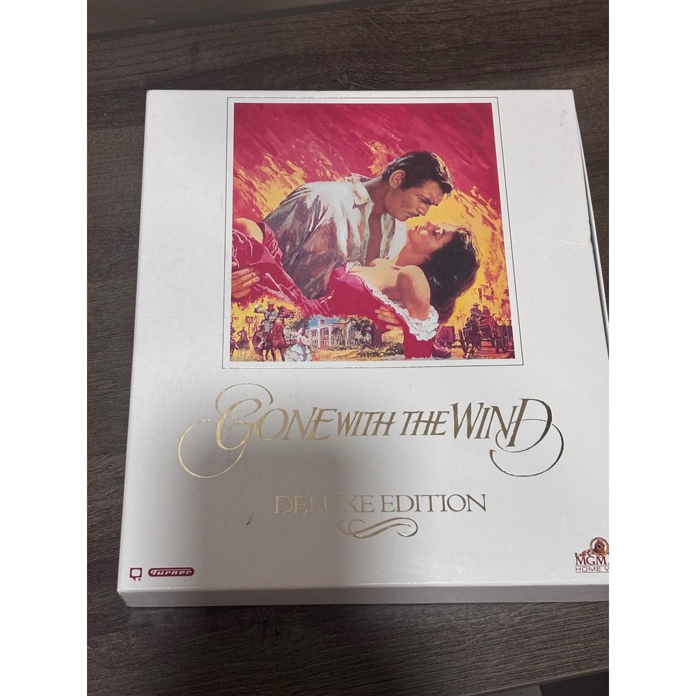 Gone With The Wind Deluxe Edition VHS Box Set 1939 Movie Clark Gable MGM Turner